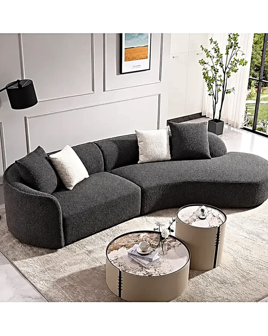 ركنة قطعتين رمادي خشب زان HZ-28